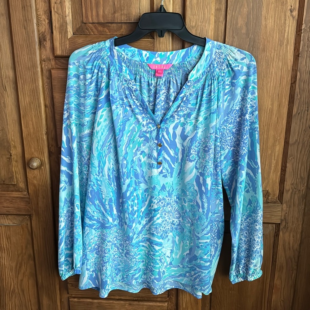 Lilly Pulitzer Blouse Size XL